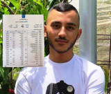  لم يتمكن من رؤيتها - شهادة البجروت للطالب المتفّوق أنس الوحواح في اللد 